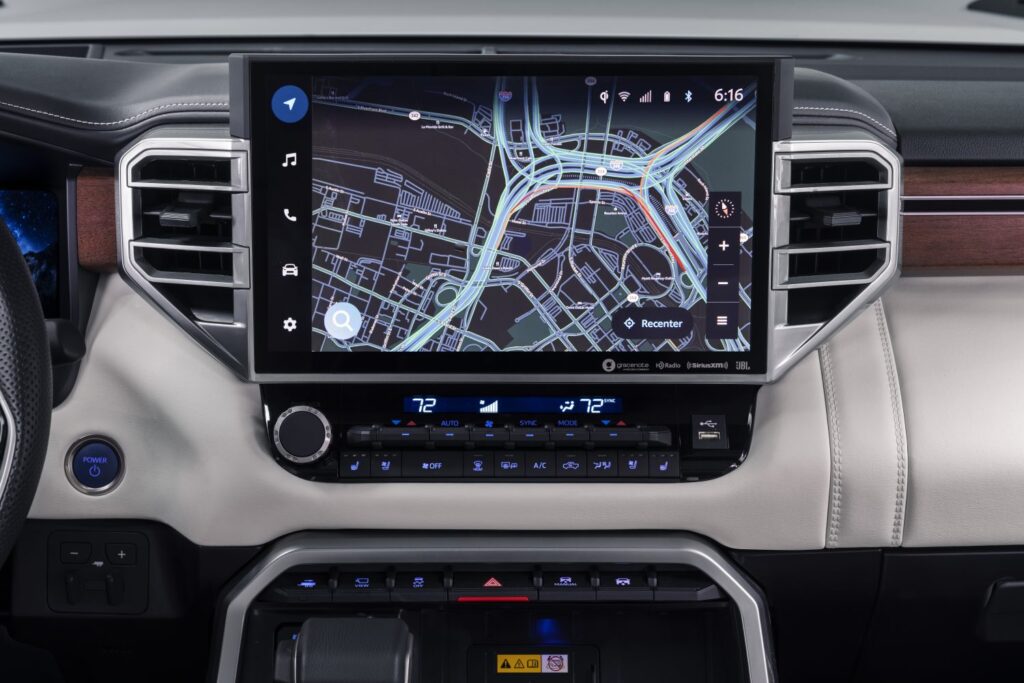 Cloud Based Navigation powered by Aisin in Toyota 2023 Tundra